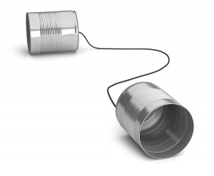 Tin can communication device