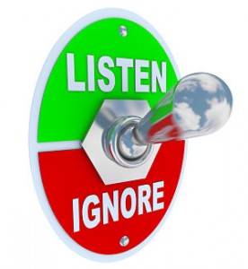 Listen Vs. Ignore - Toggle Switch