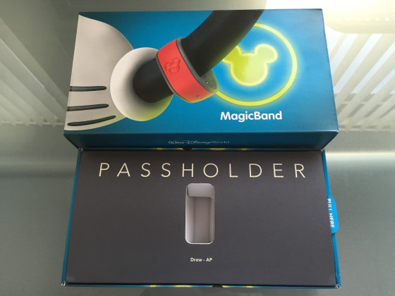 Inside the box is your personalized MagicBand -- in the color you selected and with your name printed on the inside of the band.